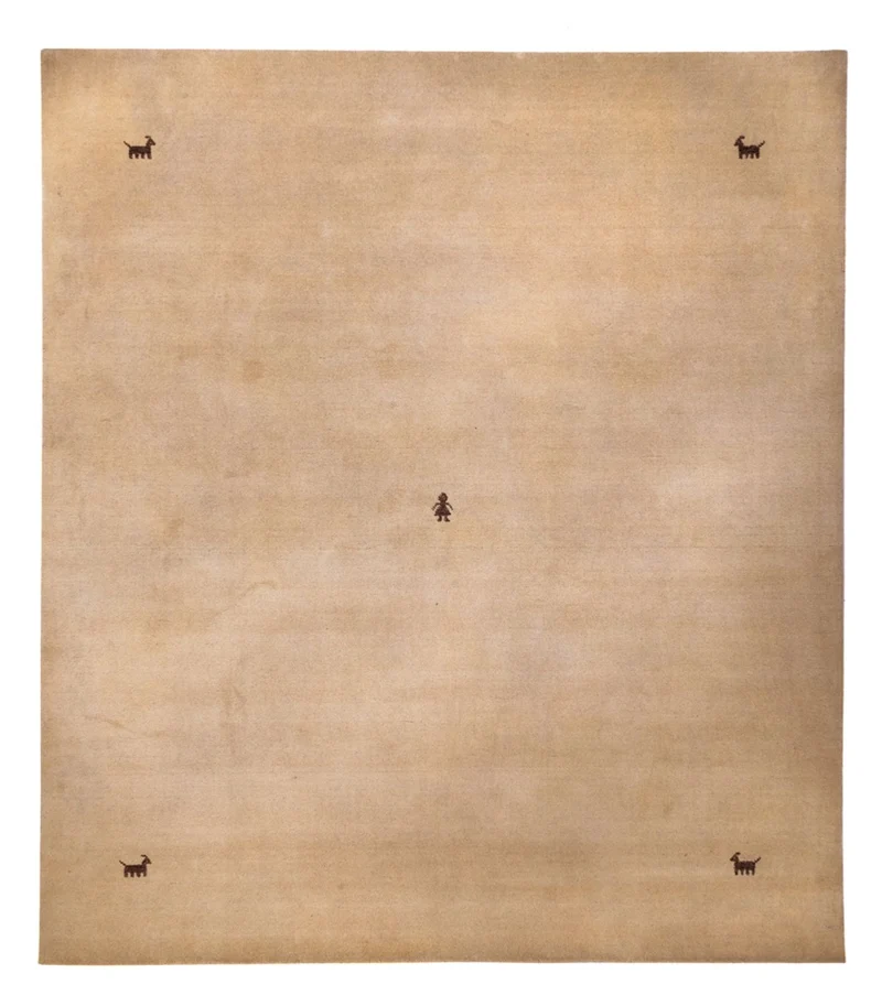 Gabbeh Teppich - Softy - 250 x 300 cm - beige