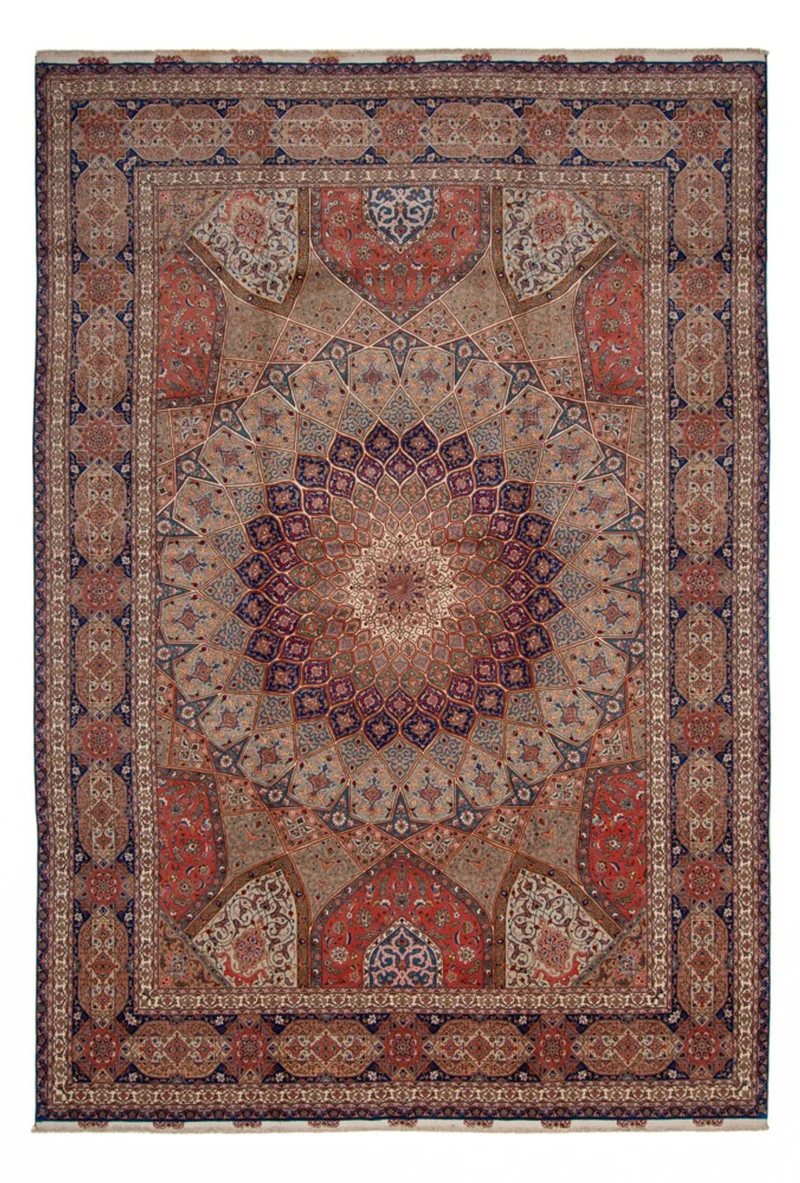Täbriz - 50 Raj Teppich 344x498cm - Perserteppich