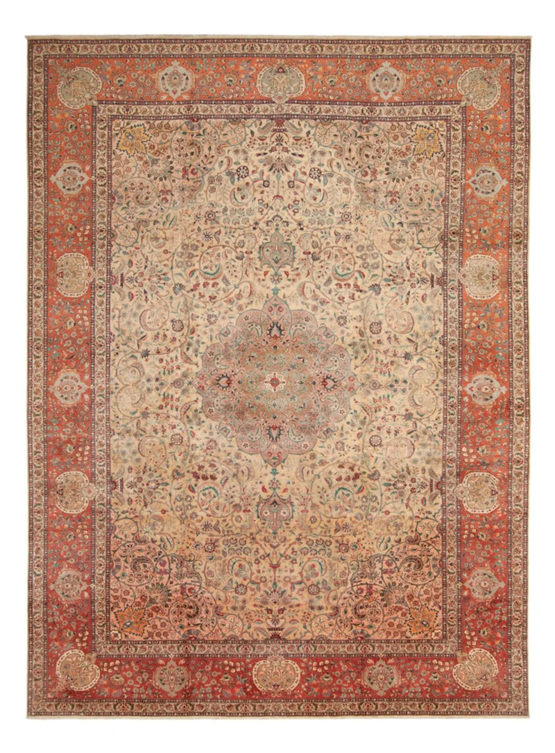 Täbriz - 50 Raj Teppich 350x486cm - Perserteppich