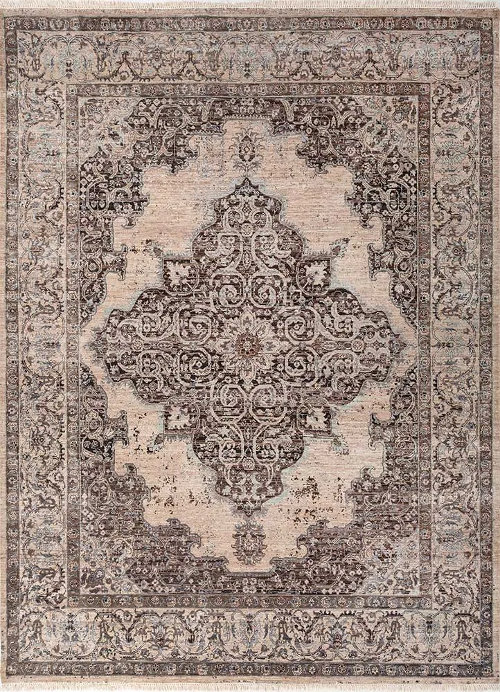 Wollteppich - 240 x 300 cm - beige