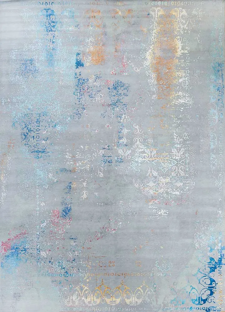 Designer Teppich - 360 x 450 cm - mehrfarbig