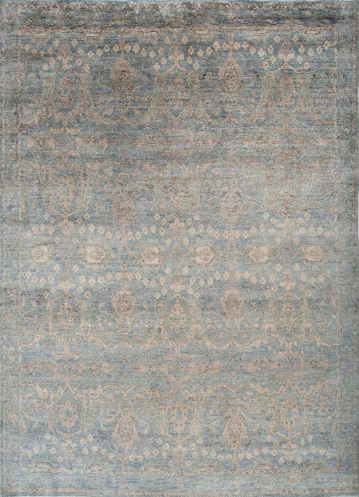 Designer Teppich - 240 x 300 cm - blau
