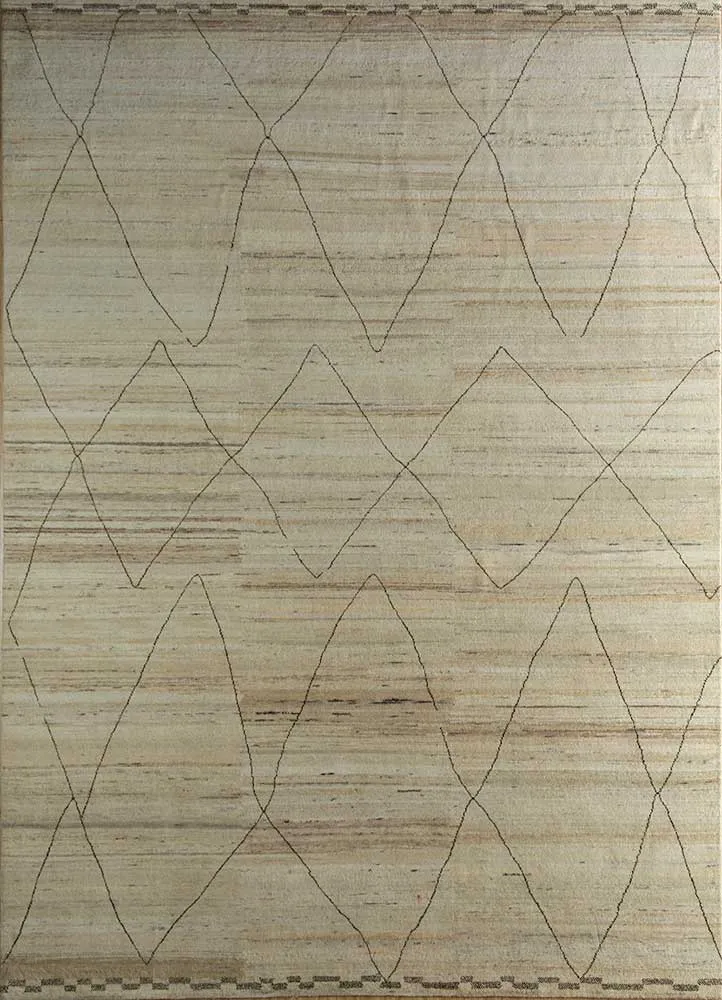 Wollteppich - 240 x 300 cm - creme