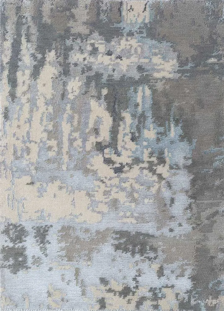 Wollteppich - 60 x 90 cm - mehrfarbig