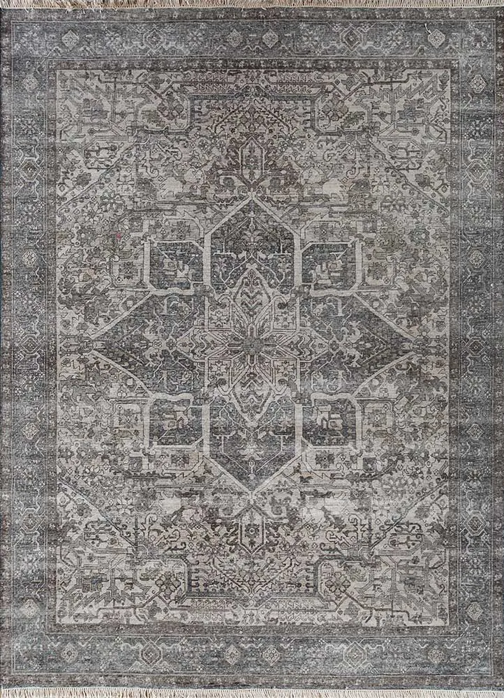 Wollteppich - 270 x 360 cm - gold