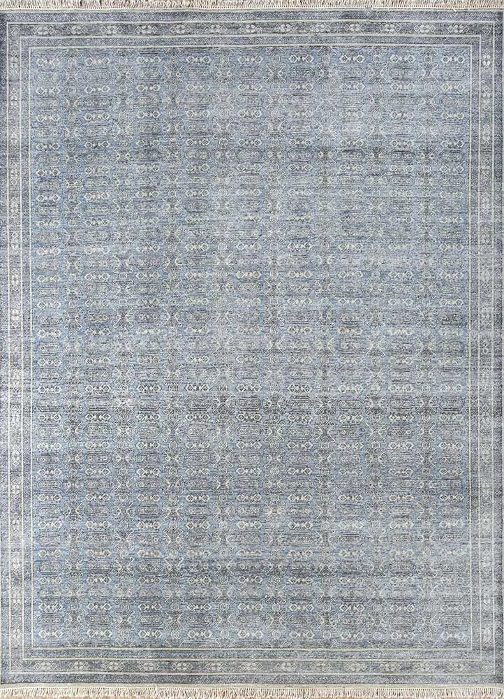 Wollteppich - 240 x 300 cm - grau