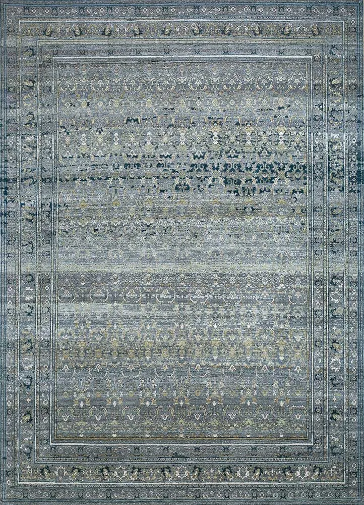 Wollteppich - 240 x 300 cm - grau