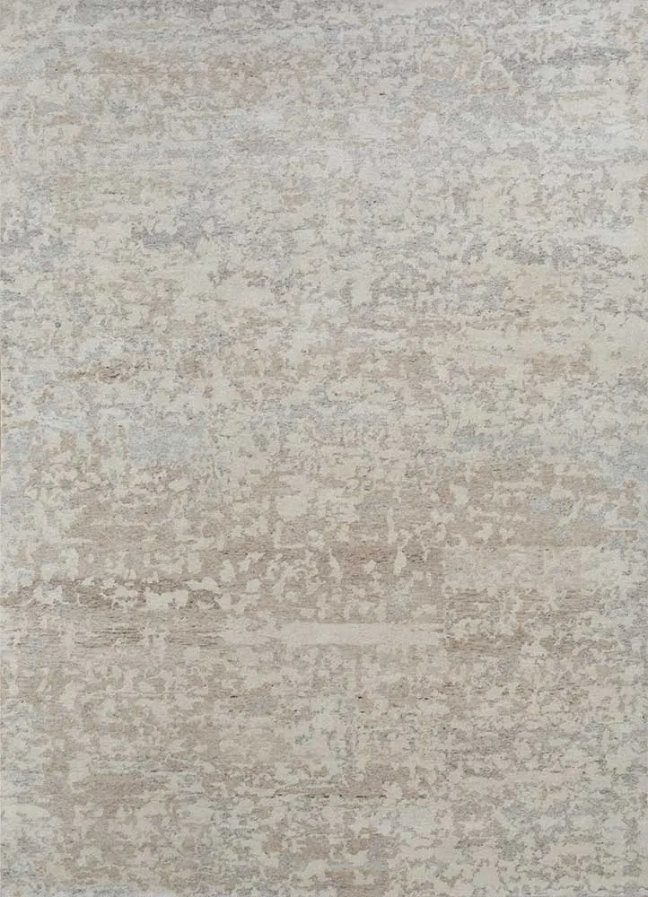 Wollteppich - 240 x 300 cm - hellgrau