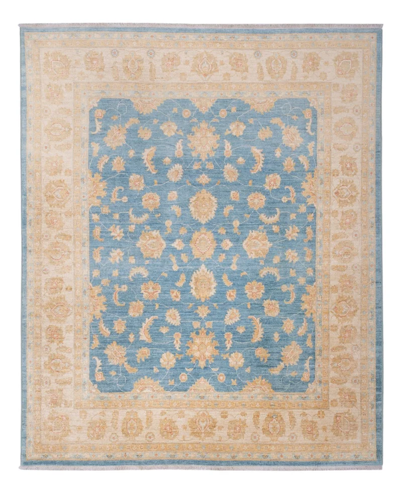 Ziegler Teppich - 250 x 298 cm - hellblau