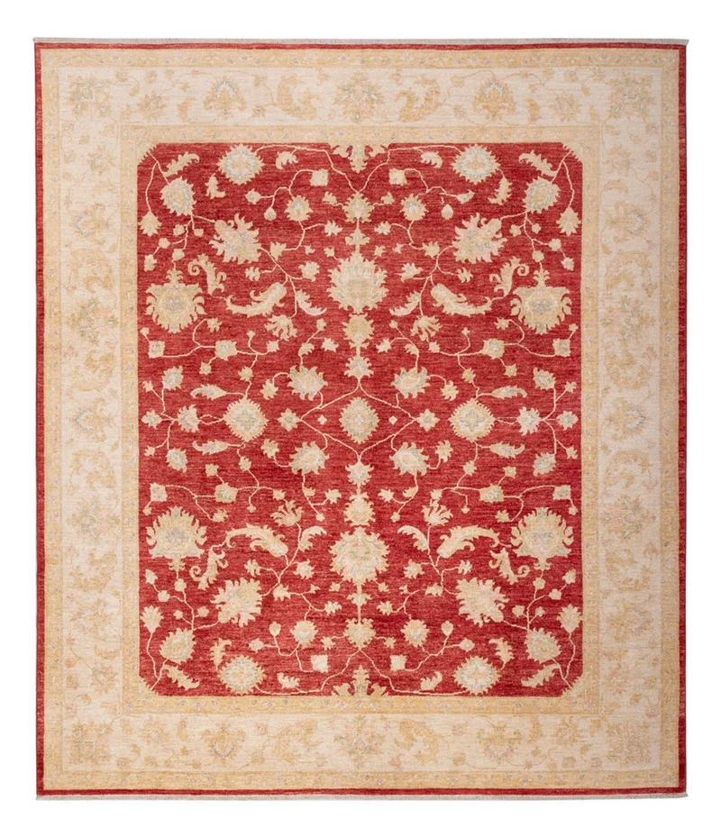 Ziegler Teppich - 253 x 294 cm - rot