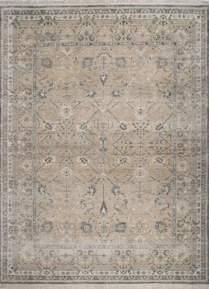 Wollteppich - 240 x 300 cm - beige