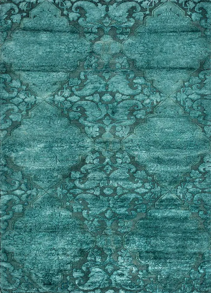 Designer Teppich - 150 x 240 cm - blau