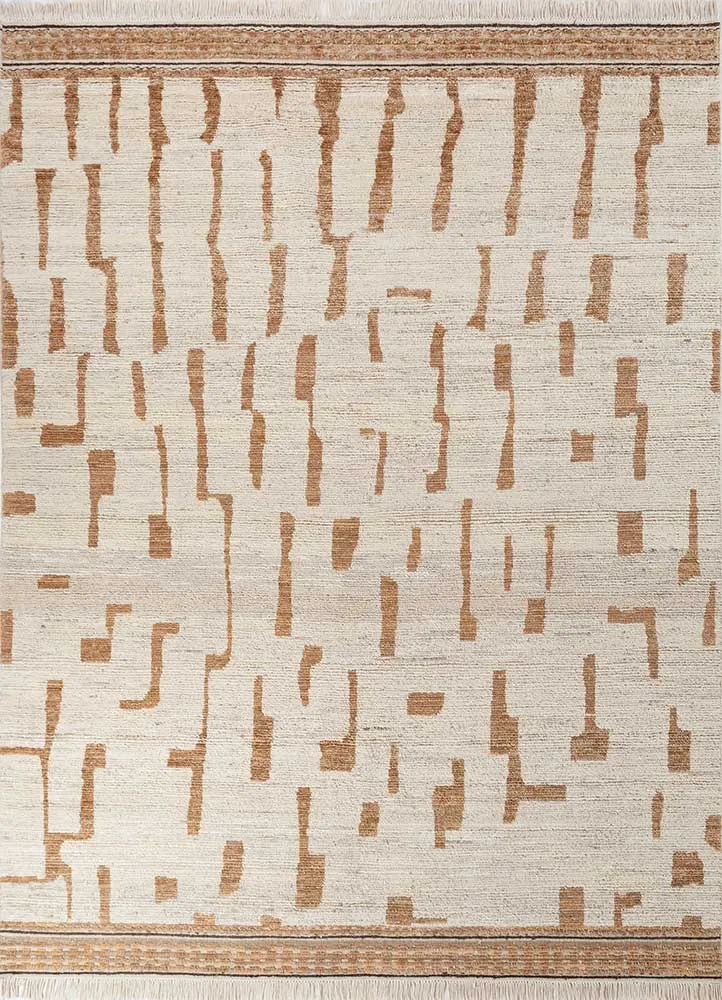 Wollteppich - 120 x 180 cm - creme