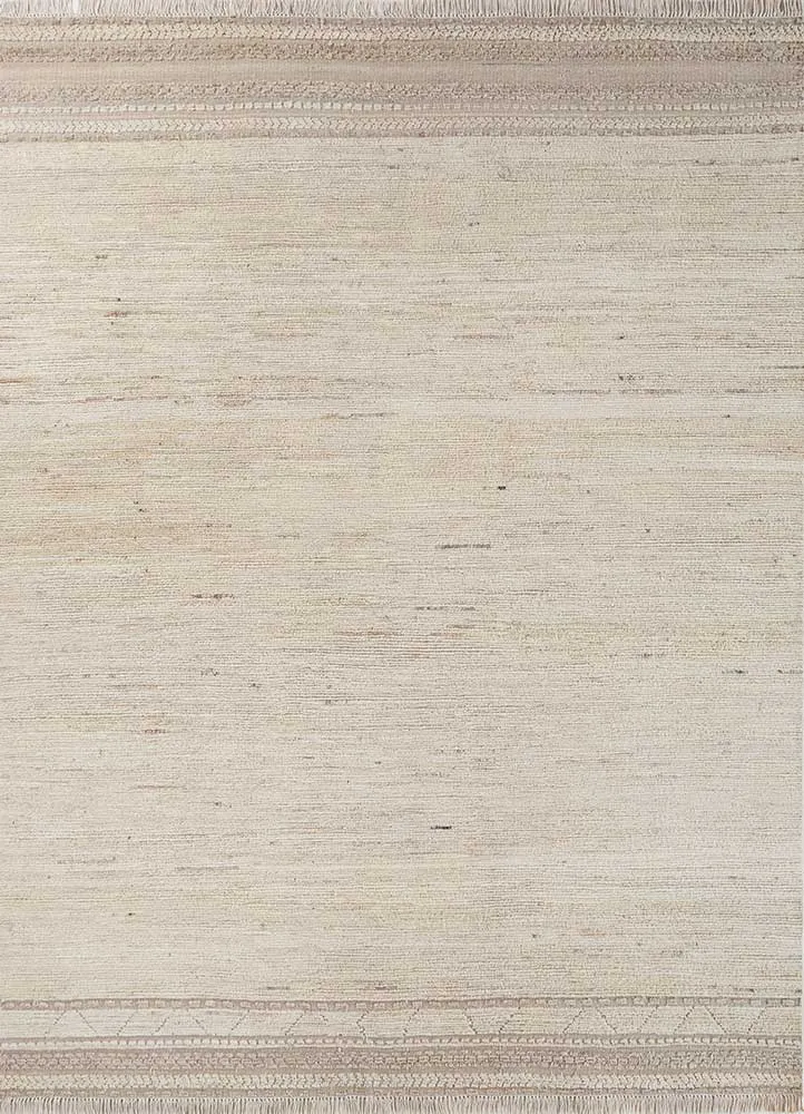 Wollteppich - 120 x 180 cm - creme