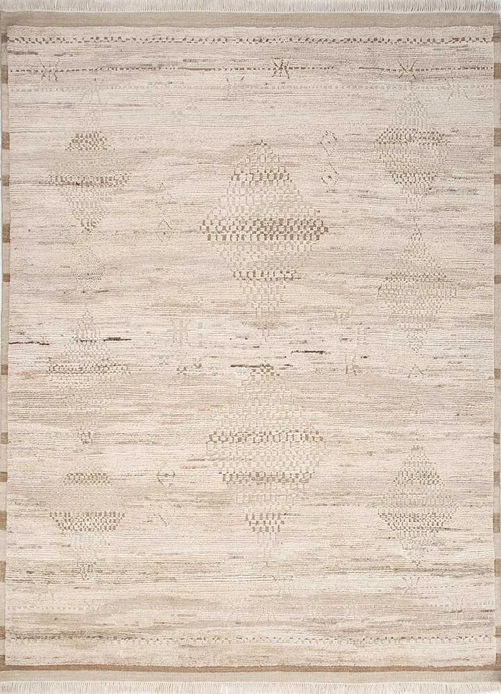 Wollteppich - 240 x 300 cm - creme