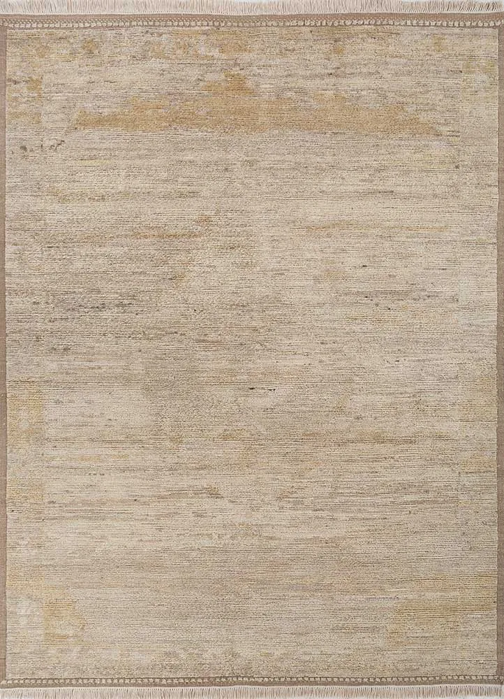 Wollteppich - 240 x 300 cm - gold