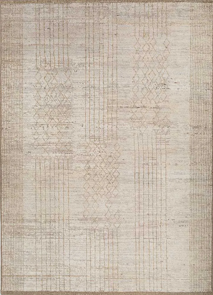 Wollteppich - 240 x 300 cm - gold