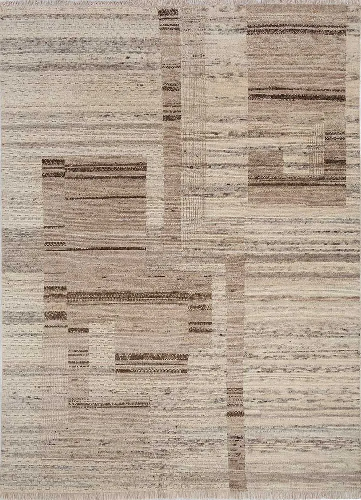 Wollteppich - 240 x 300 cm - beige