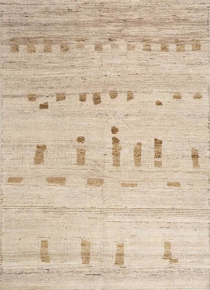Wollteppich - 180 x 270 cm - beige