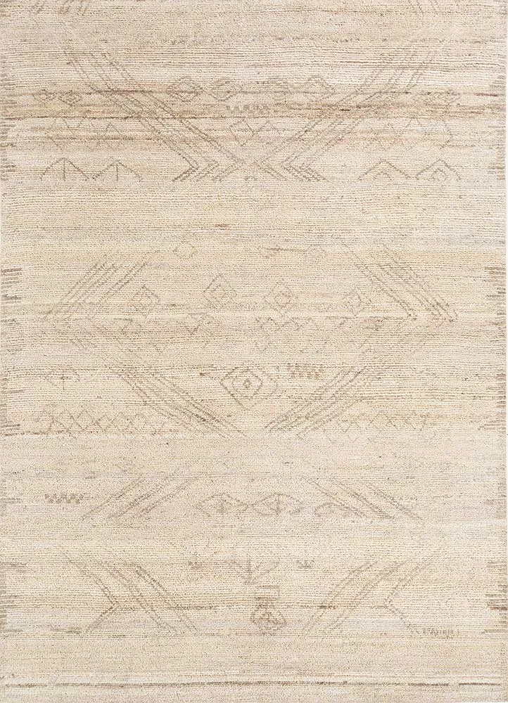 Wollteppich - 180 x 270 cm - creme