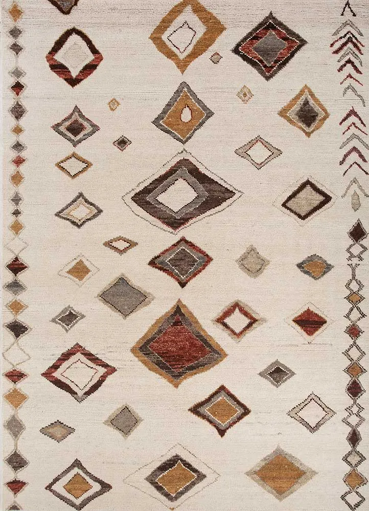 Wollteppich - 240 x 300 cm - creme