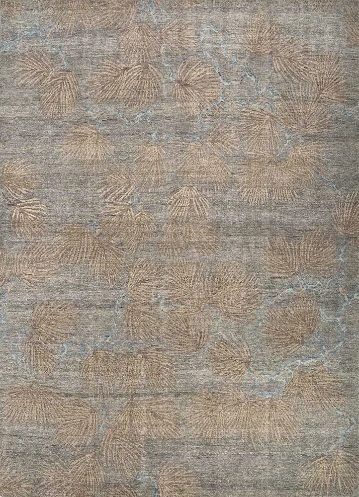 Wollteppich - 240 x 300 cm - dunkelbeige