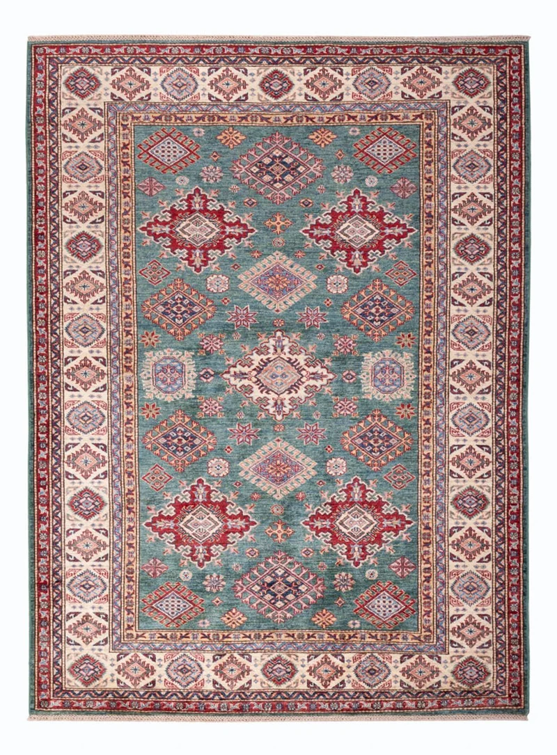 Ziegler Teppich - Kazak - 176 x 241 cm - grün
