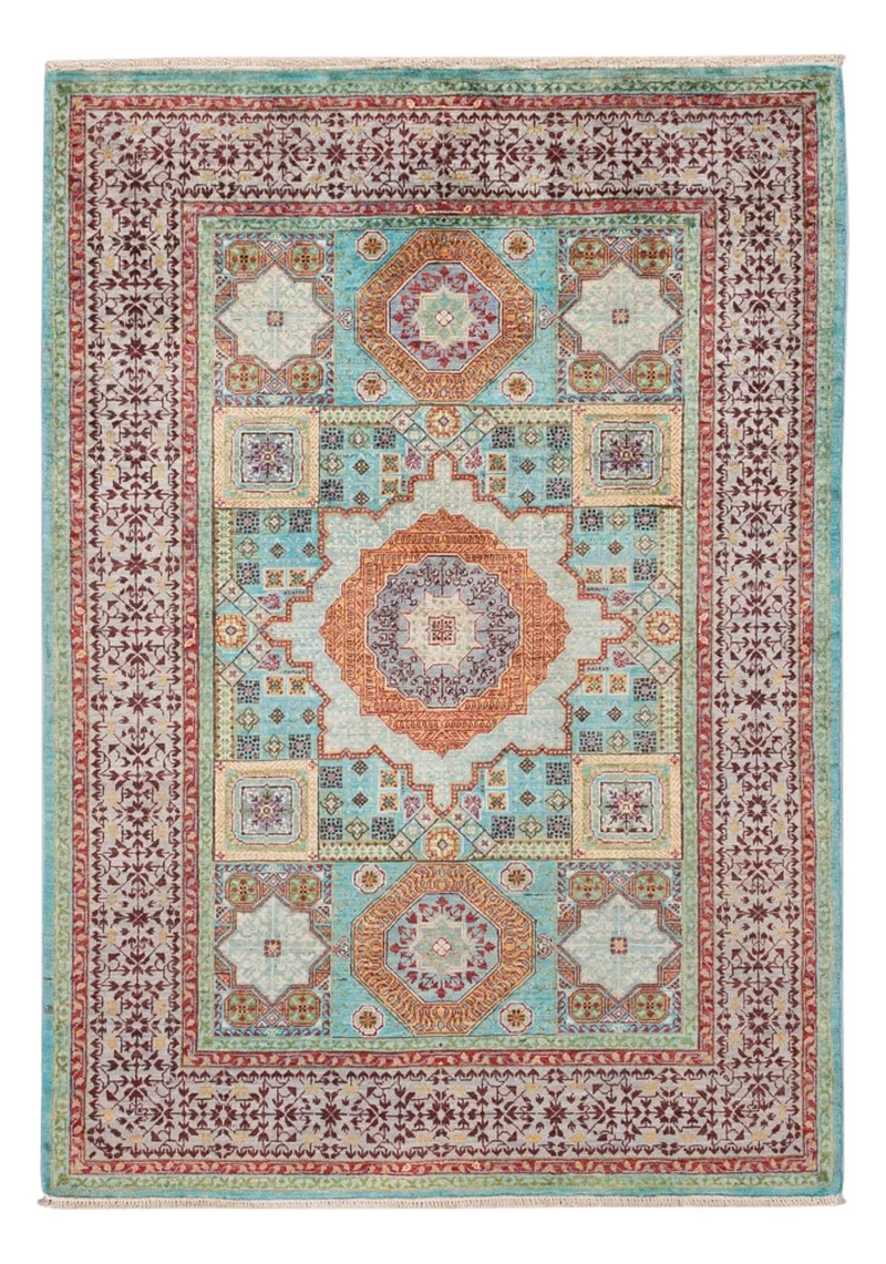 Ziegler Teppich - Ariana - 123 x 175 cm - türkis