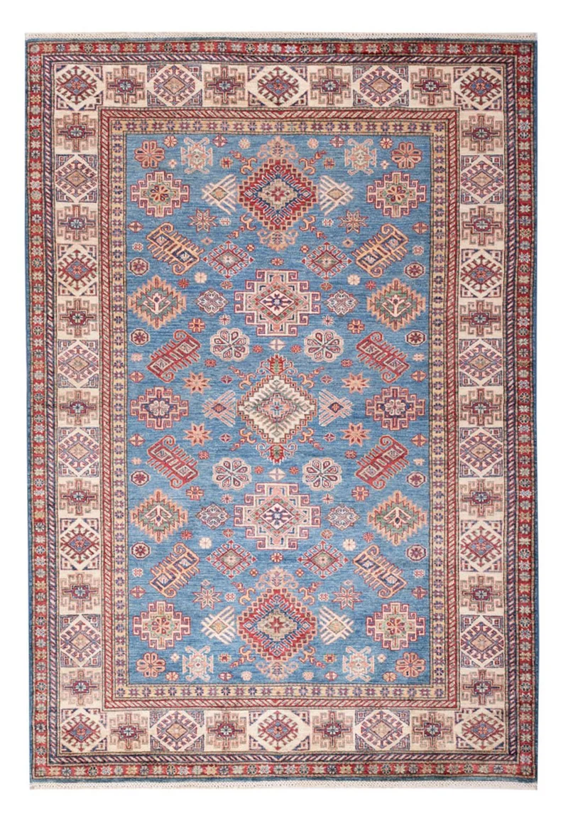 Ziegler Teppich - Kazak - 170 x 243 cm - hellblau