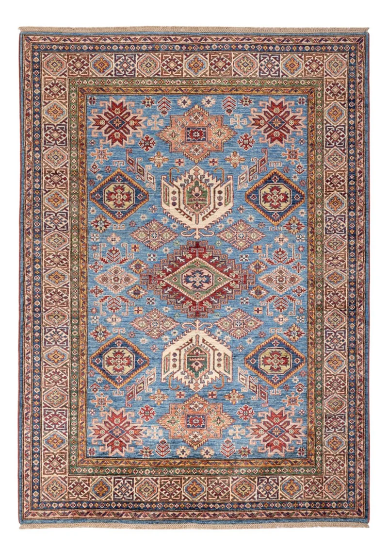Ziegler Teppich - Kazak - 173 x 241 cm - hellblau