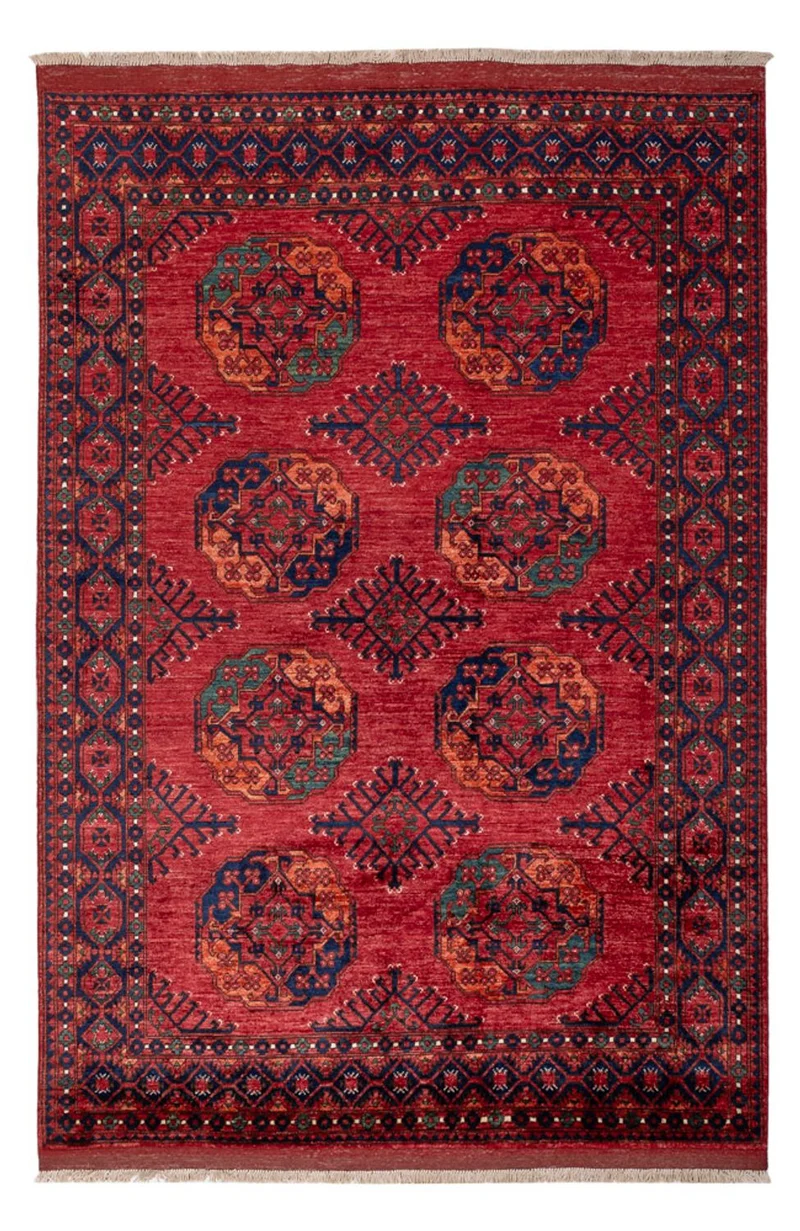 Afghan Teppich - Kunduz - 176 x 234 cm - rot