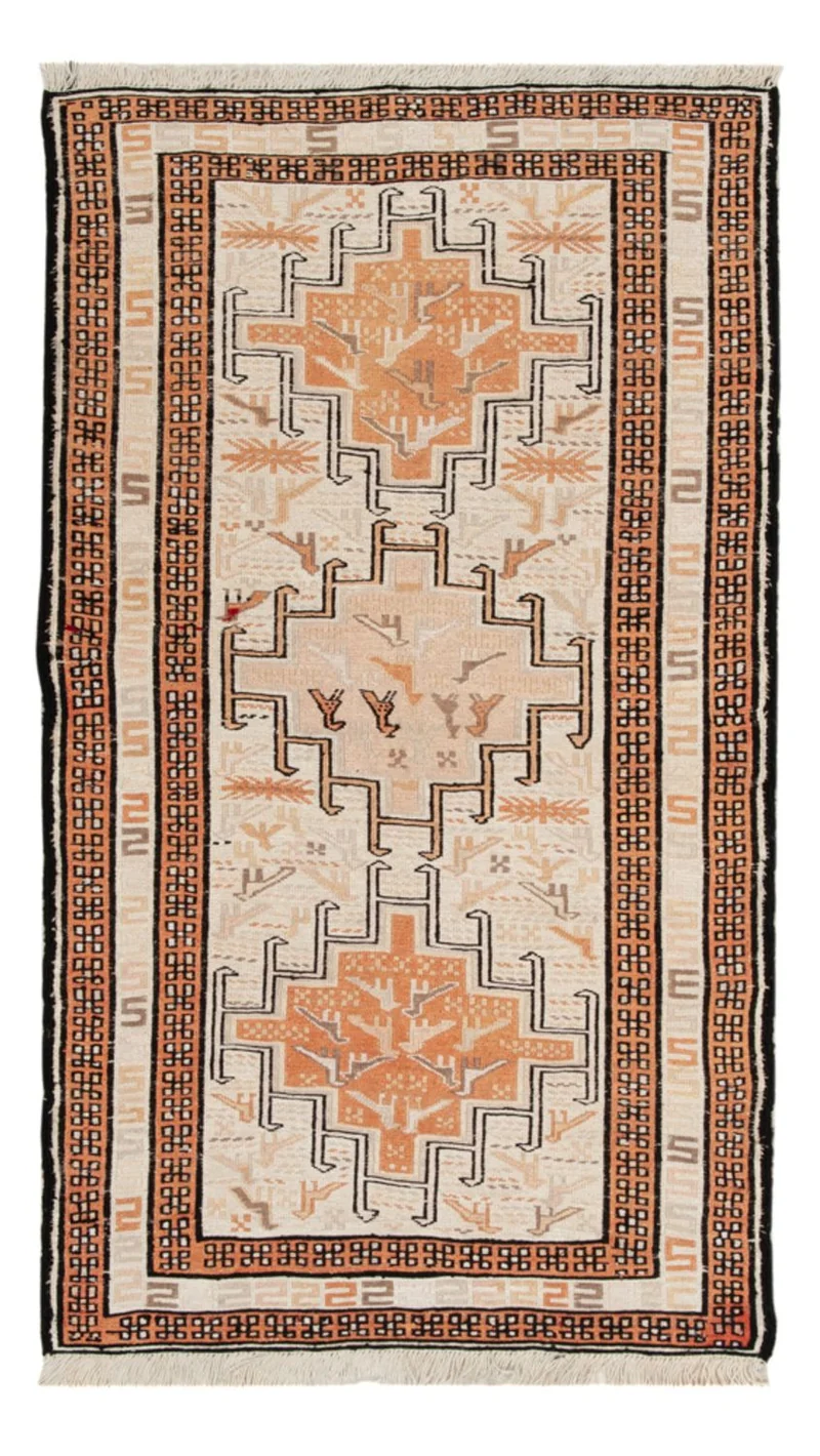Kelim Seide Teppich 62x103cm