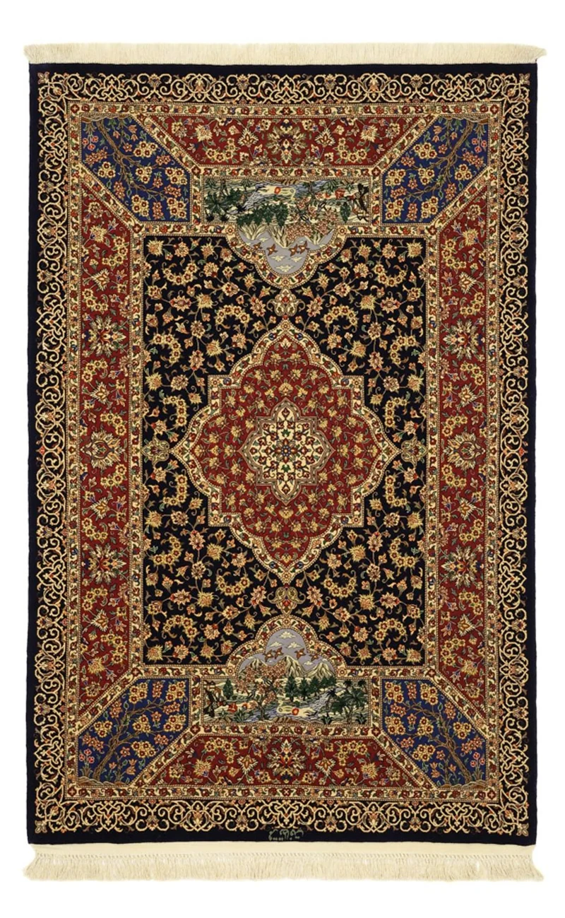 Ghom Teppich 100x154cm - Perserteppich