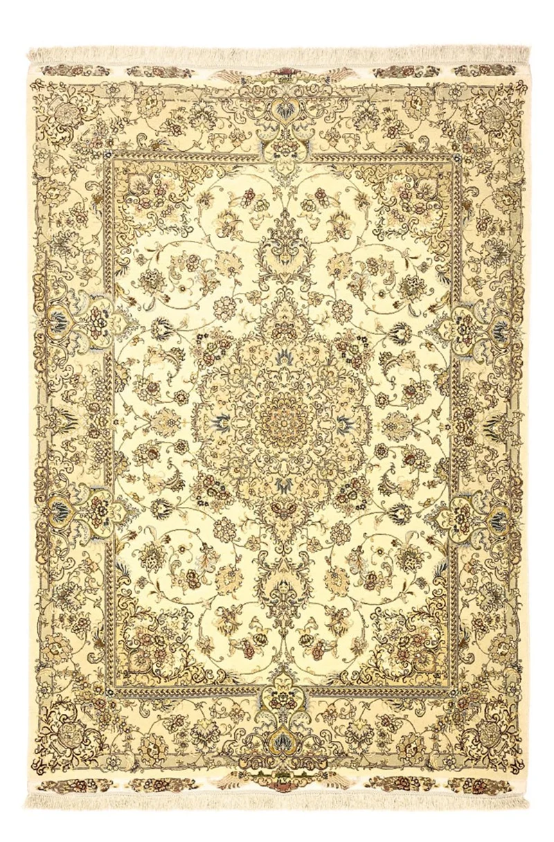 Täbriz - 60 Raj Teppich 145x206cm - Perserteppich