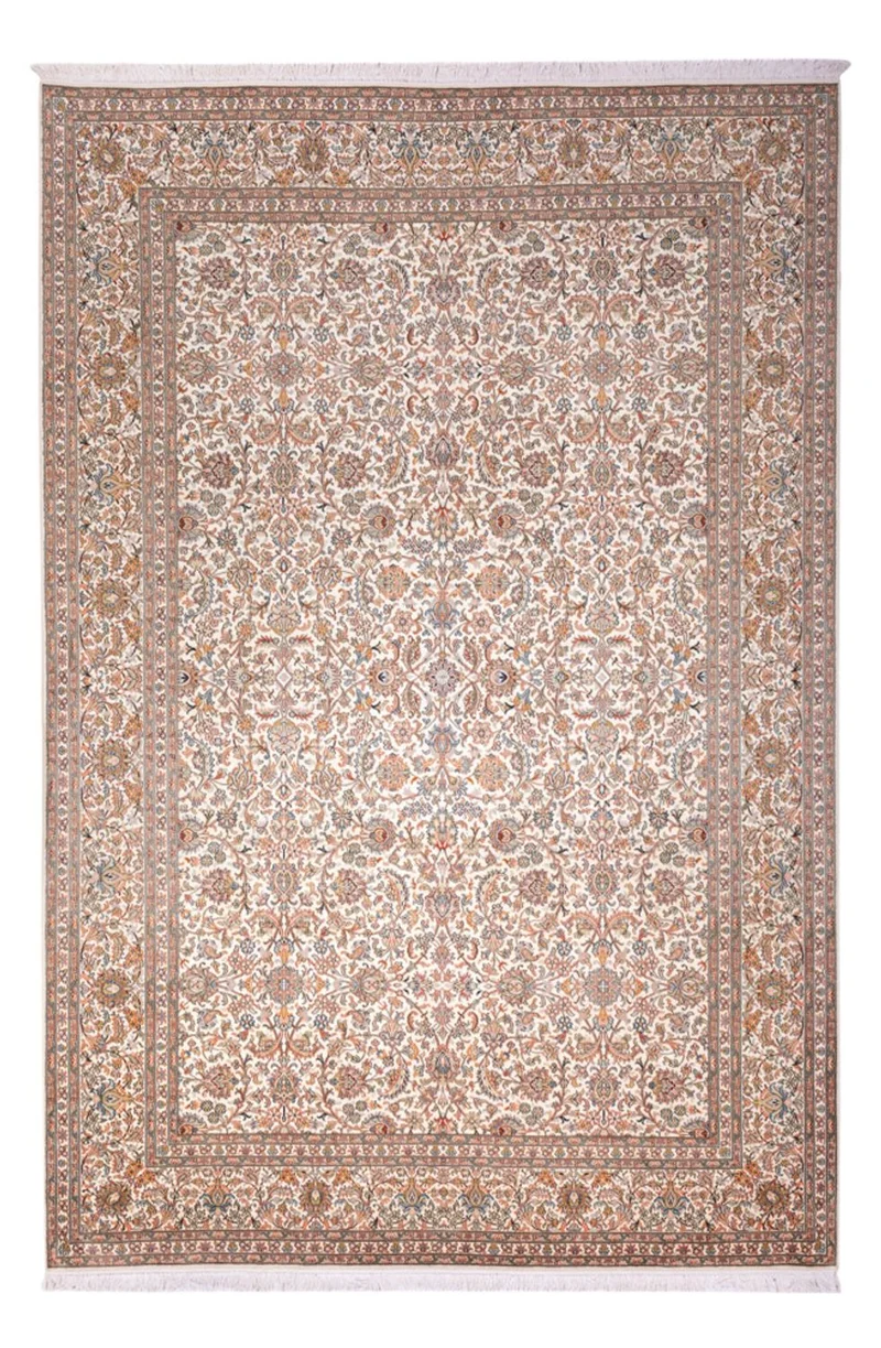 Kaschmir Seide Teppich 216x318cm - Orientteppich