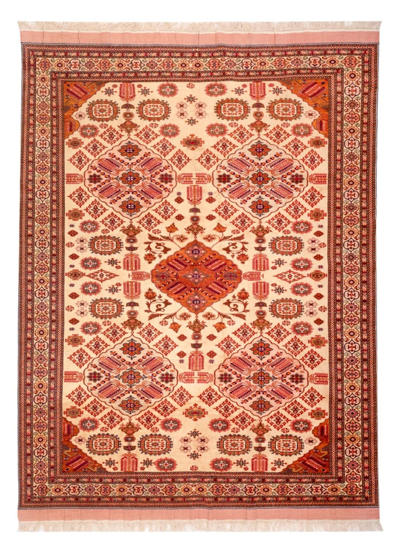 Afghan Seide Teppich 217x288cm - Orientteppich