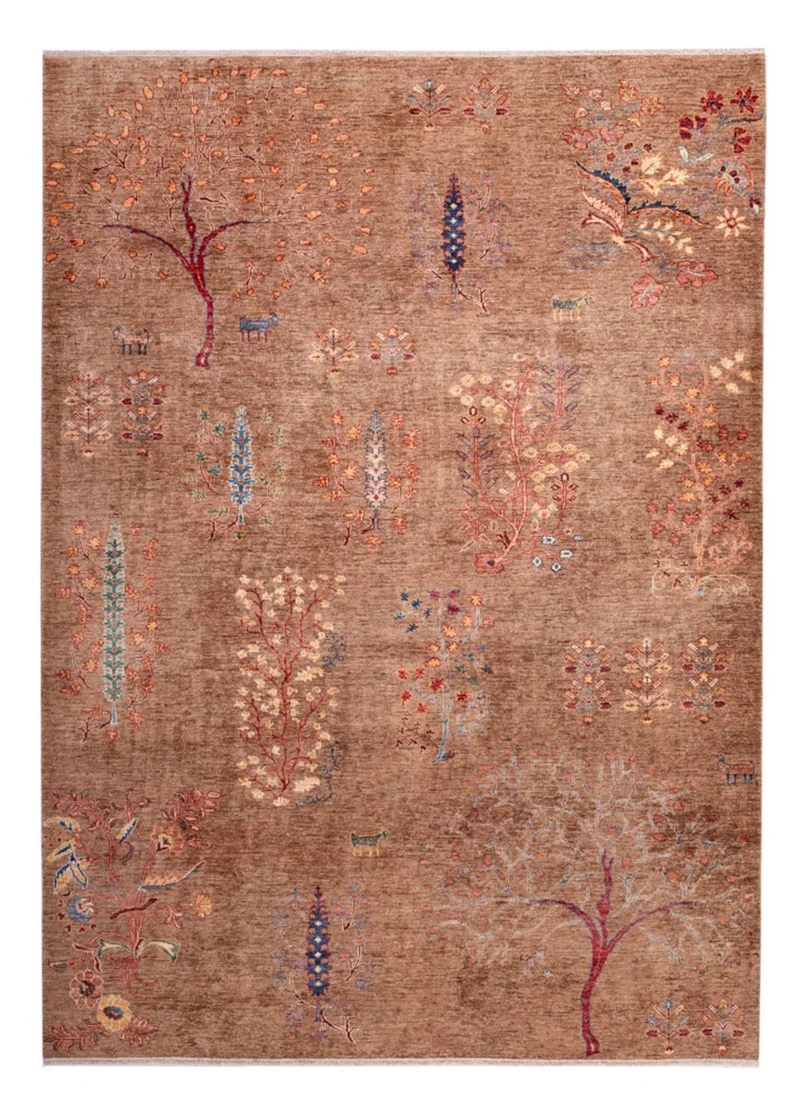 Ziegler Teppich - Ariana - 210 x 291 cm - dunkelbeige