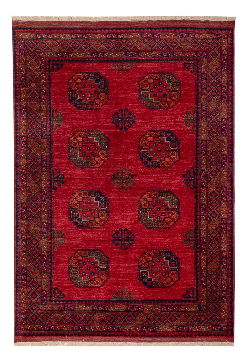 Afghan Teppich - Kunduz - 171 x 242 cm - rot