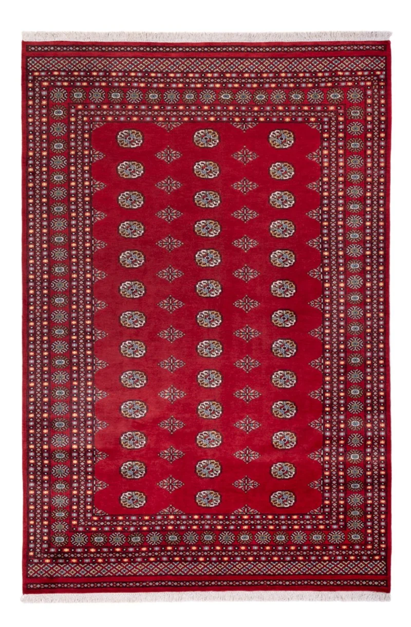 Afghan Teppich - Buchara - 198 x 294 cm - rot