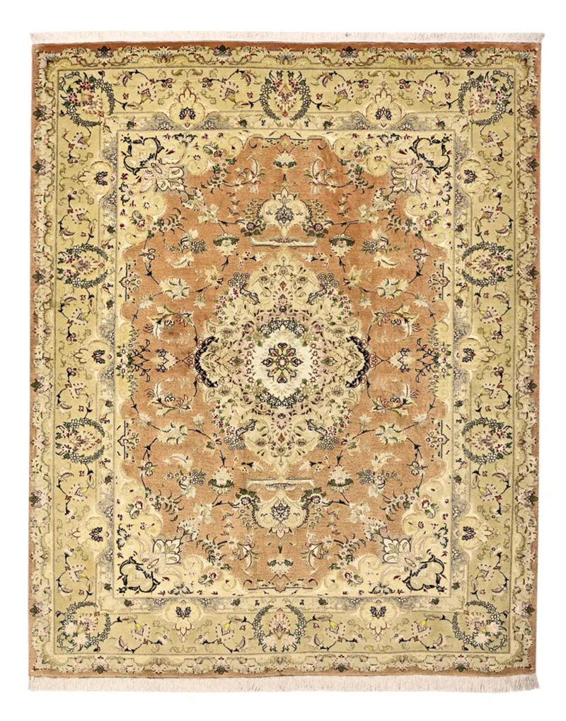 Täbriz - 50 Raj Teppich 153x188cm - Perserteppich