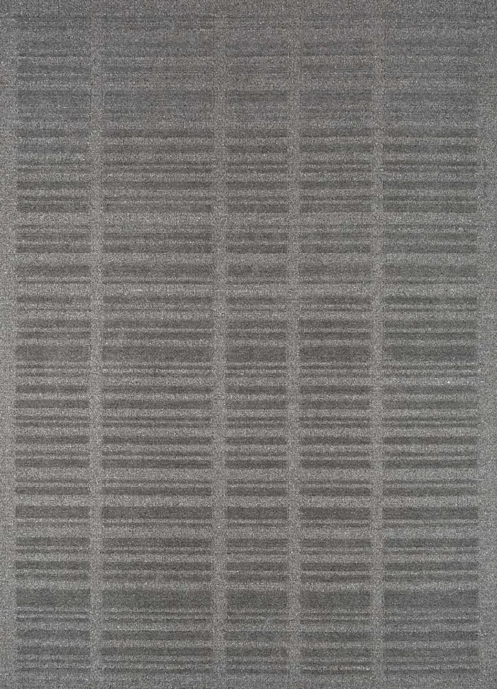 Wollteppich - 360 x 450 cm - grau
