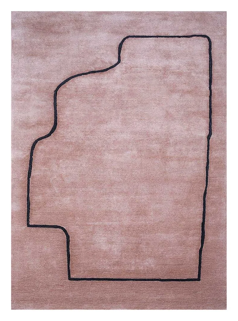Wollteppich - 150 x 210 cm - orange