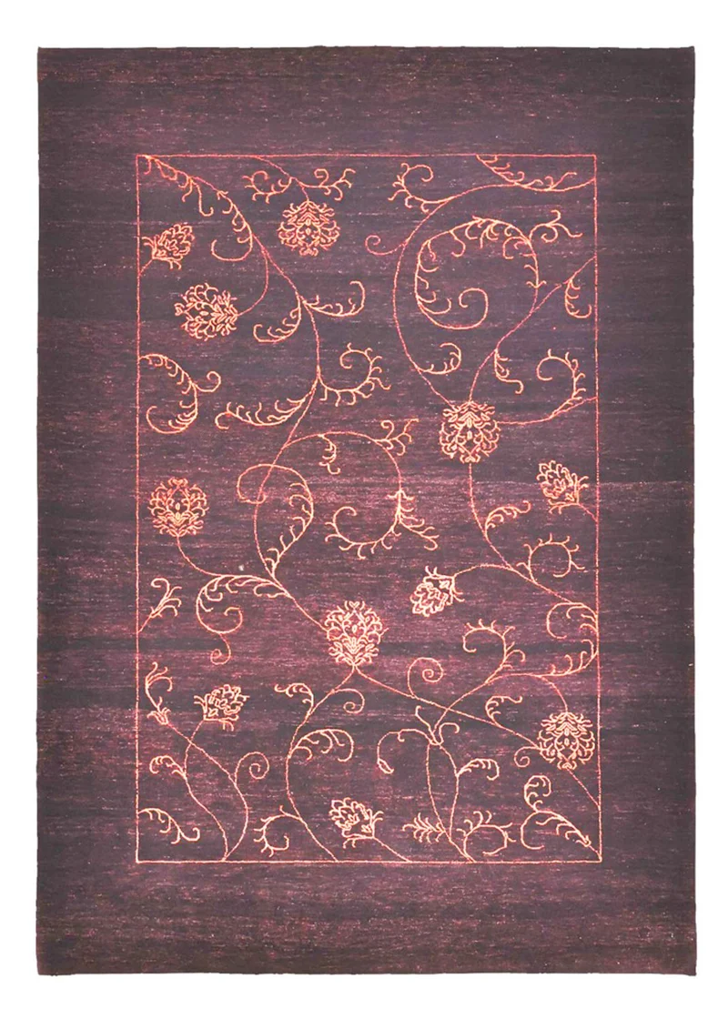 Indo Loribaft Teppich 173x240cm - Wollteppich