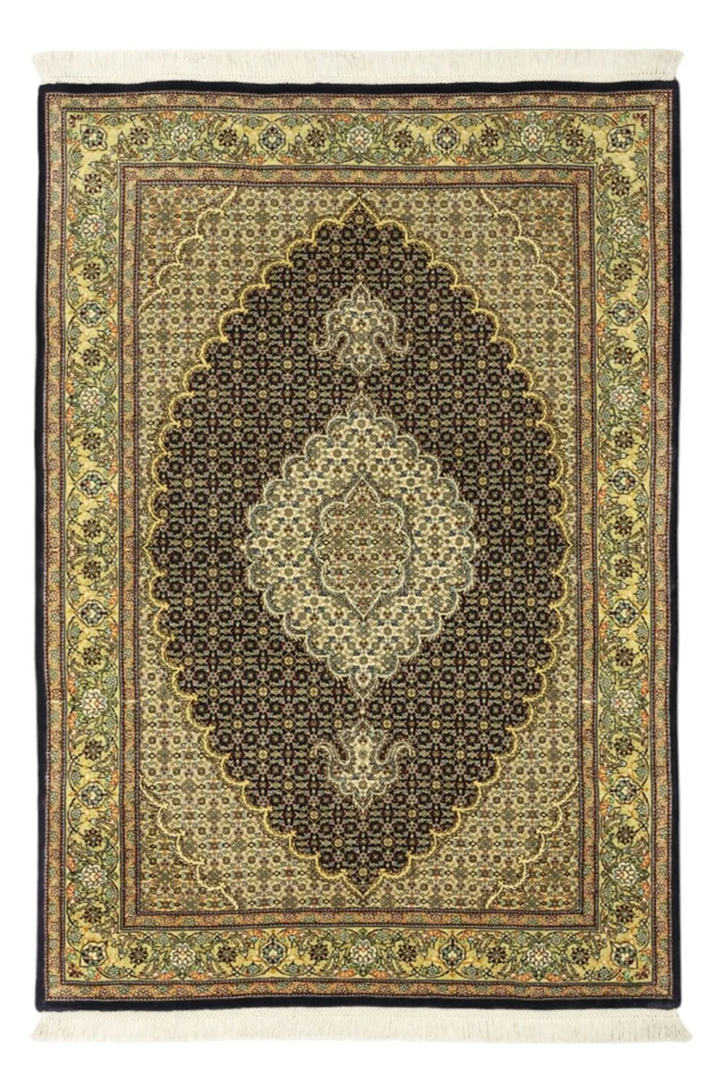 Täbriz - 50 Raj Teppich 102x146cm - Perserteppich