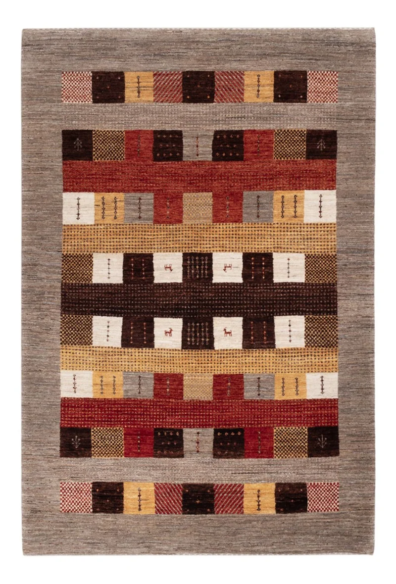 Indo Loribaft Teppich 147x216cm - Wollteppich
