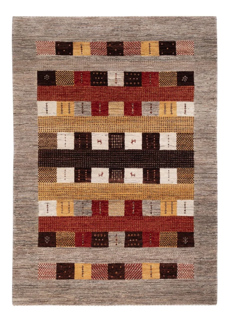 Indo Loribaft Teppich 144x205cm - Wollteppich