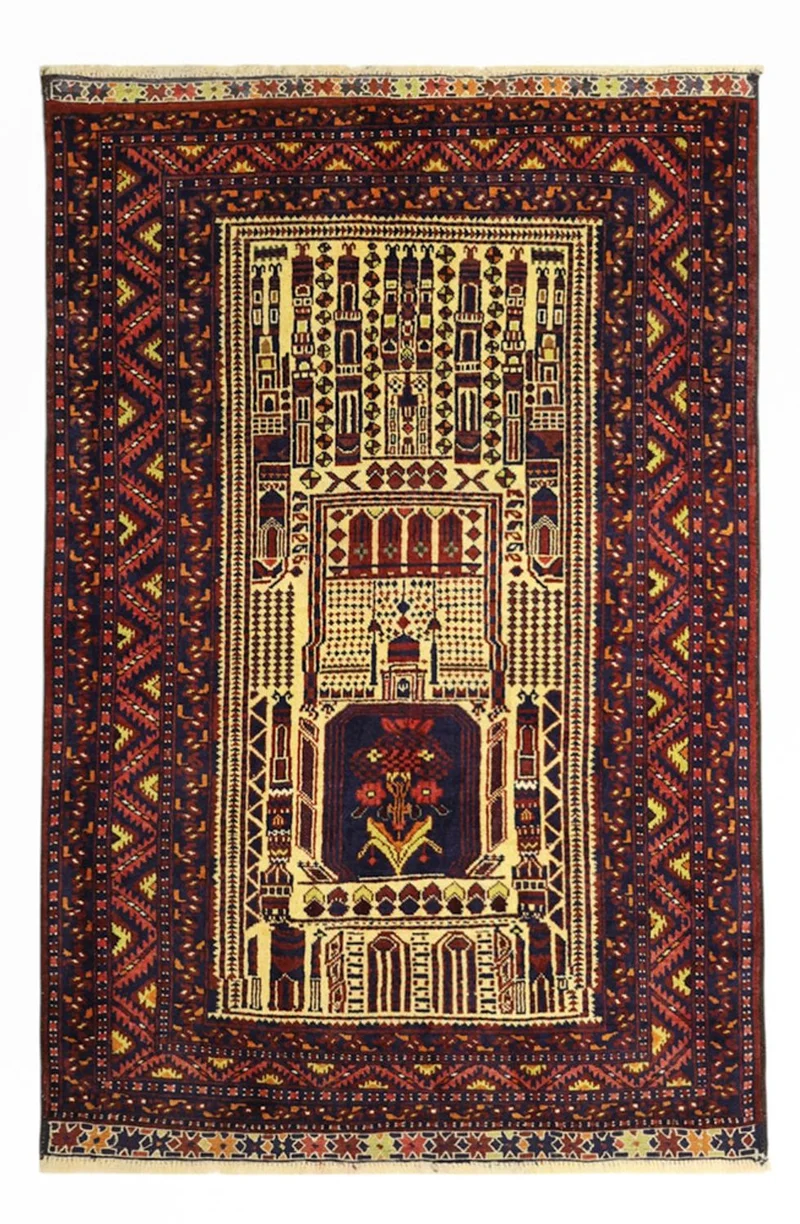 Belutsch Teppich 96x142cm - Orientteppich