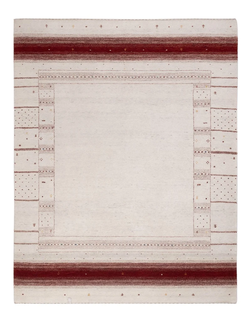 Indo Loribaft Teppich 148x190cm - Wollteppich