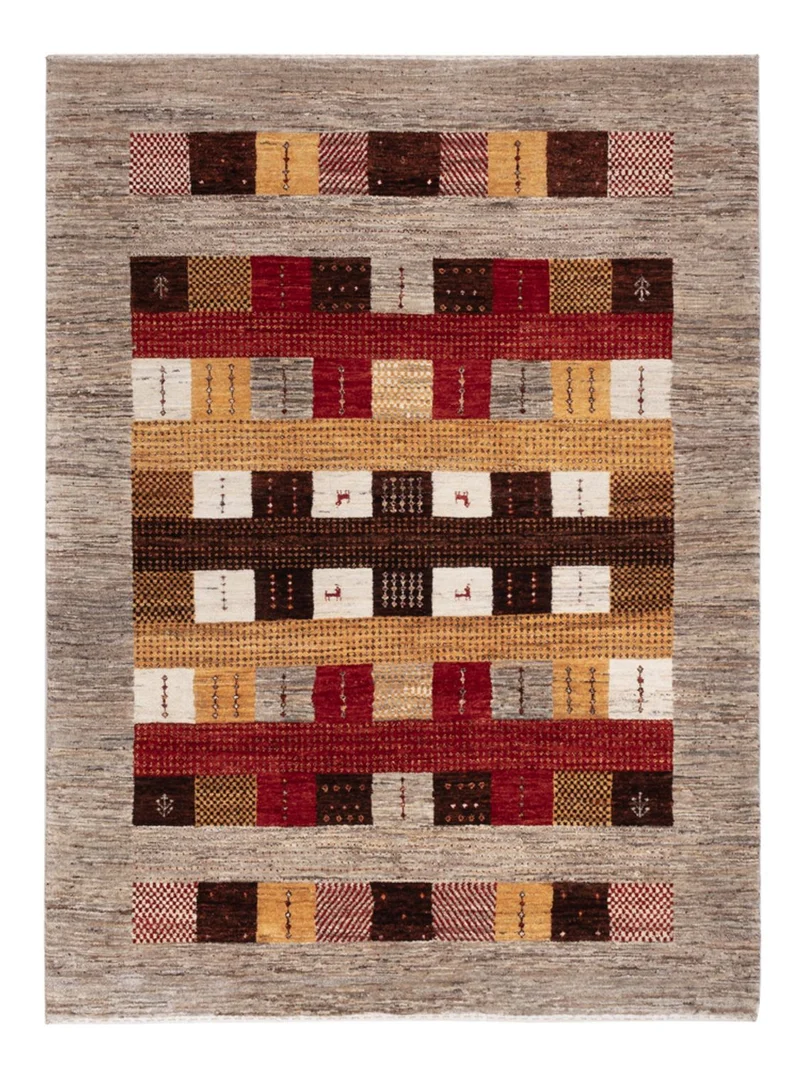 Indo Loribaft Teppich 145x193cm - Wollteppich