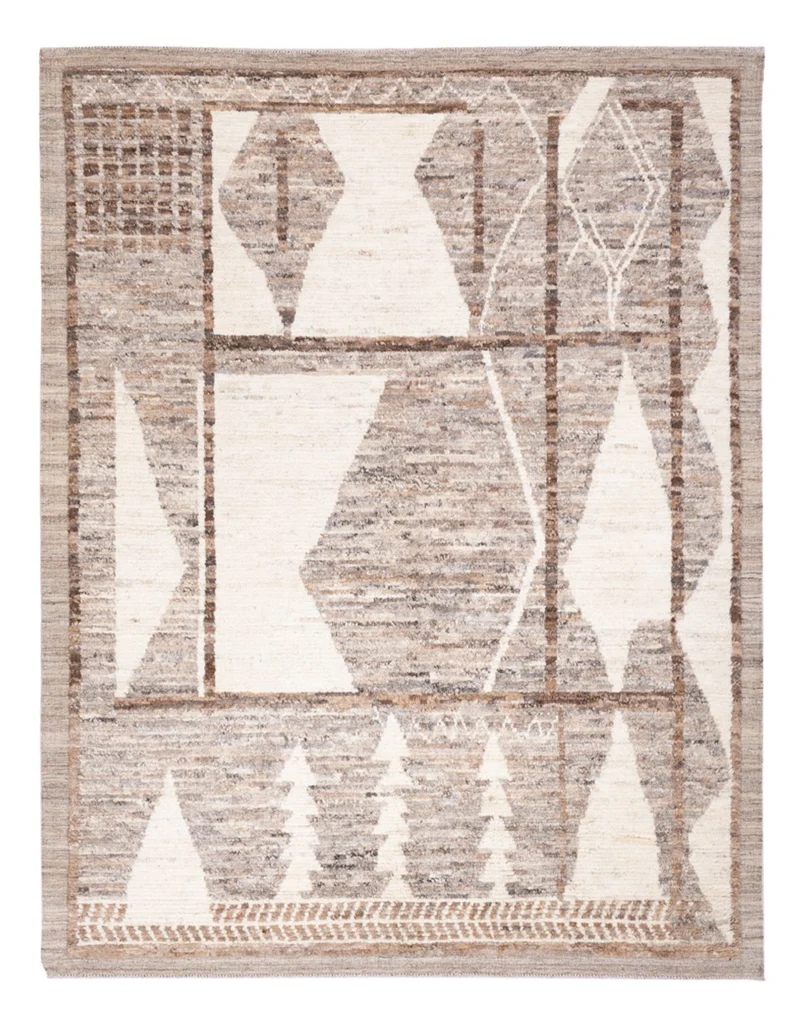 Berber Teppich 196x250cm - Wollteppich